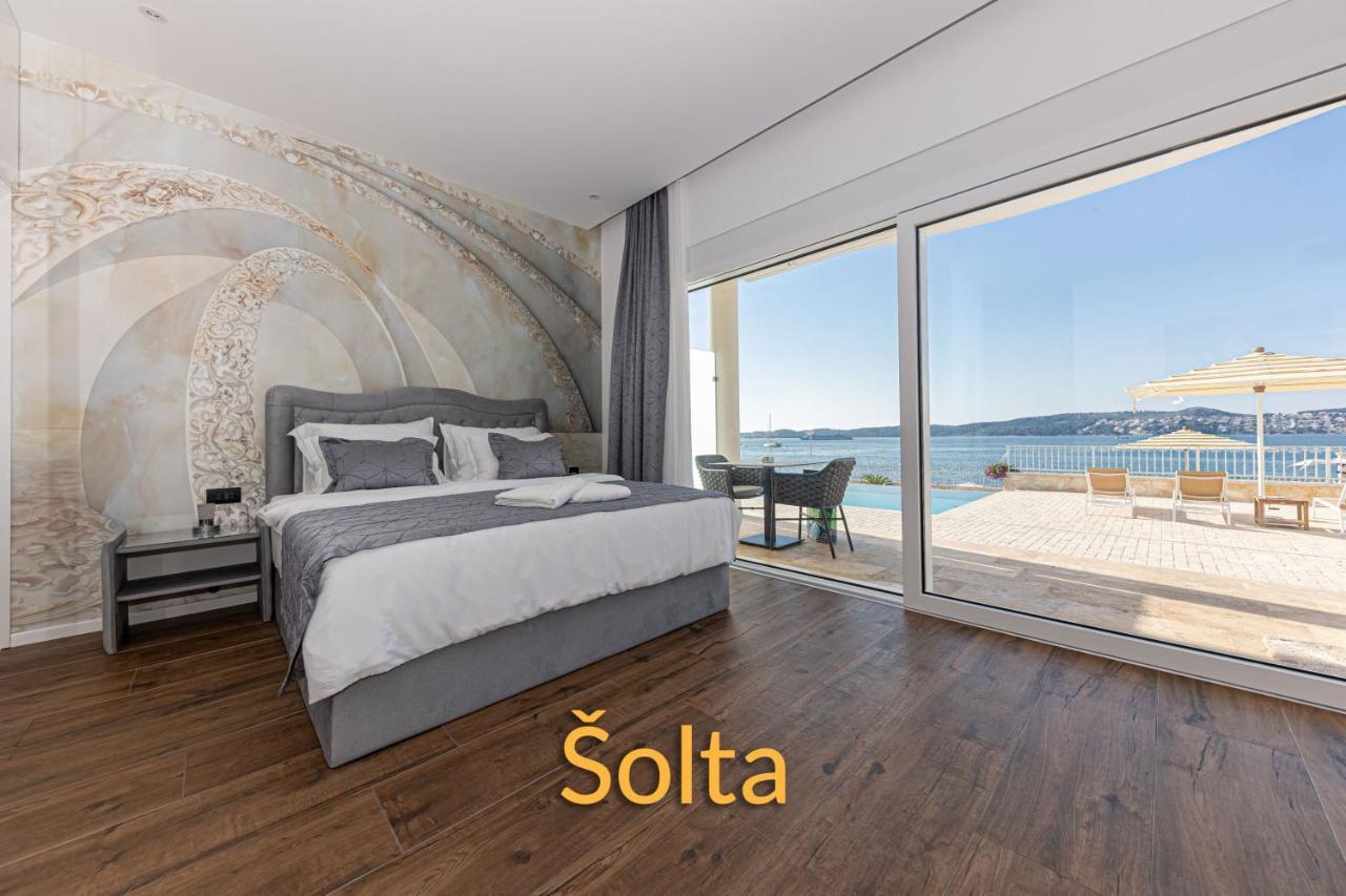 Villa Bella Vista Am Meer Trogir Exterior photo
